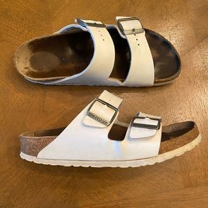 Birkenstocks white
